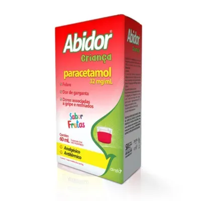 Abidor Criança Paracetamol 60ml - AIRELA